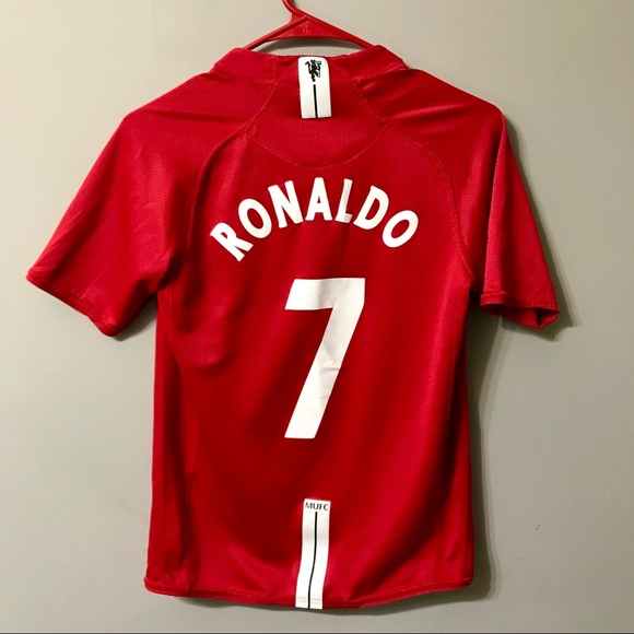 cristiano ronaldo man u jersey